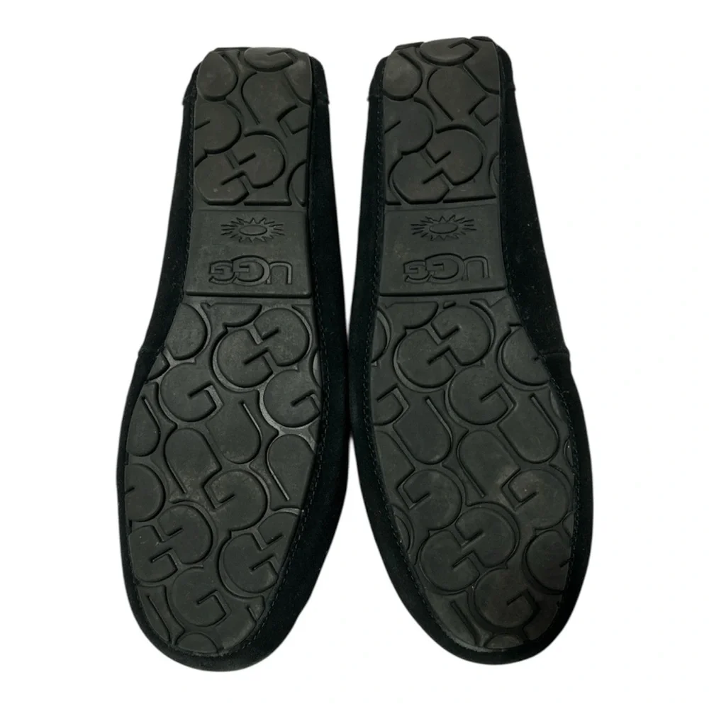 UGG Women's Black Suede Moccasins - Picture 3 of 4